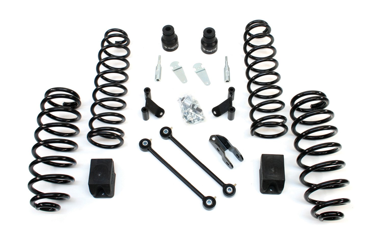 JK TeraFlex 1352000 4 Door Lift Kit Spring Box with Shock Extensions (2.5")