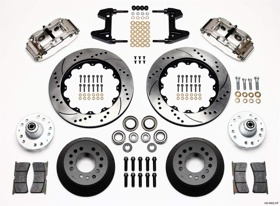 Front Hub Kit FNSL6R, 14.00", Drill, Pol