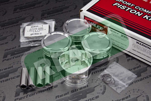 605105C-4 Manley Dish Piston Set with Rings