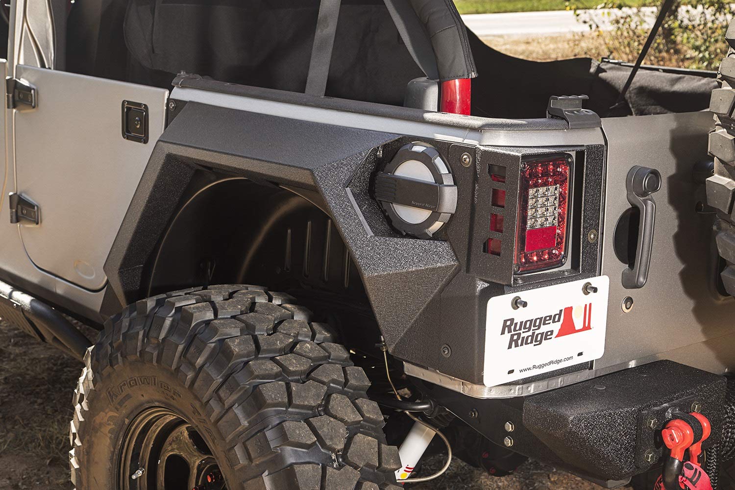 XHD Armor Fender Kit, Rear, Pair | Rugged Ridge | 11615.02 | Fits 2007-2018 Jeep Wrangler JK 4-Door