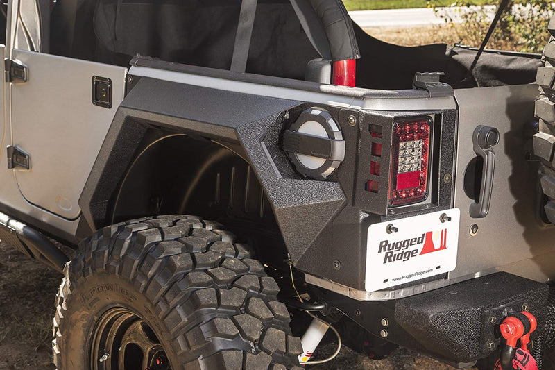 XHD Armor Fender Kit, Rear, Pair | Rugged Ridge | 11615.02 | Fits 2007-2018 Jeep Wrangler JK 4-Door