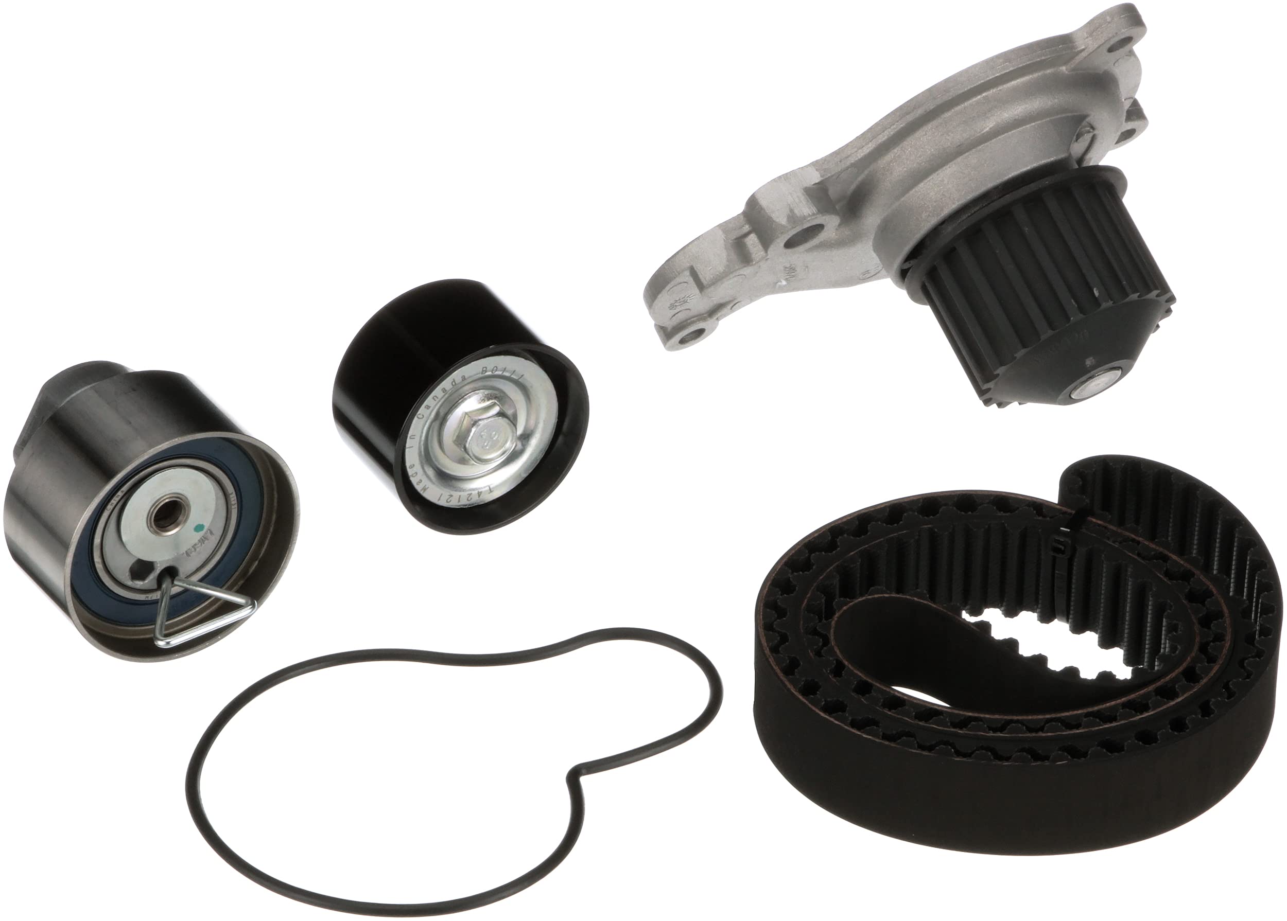 Gates Engine Timing Belt Kit with Water Pump TCKWP265B