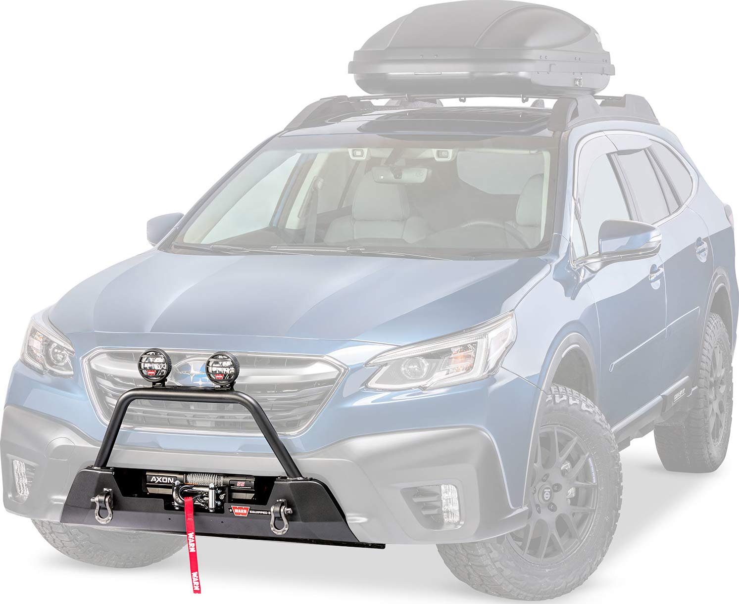 Semi-Hidden WARN 106396 Winch Mounting Kit, Fits: Subaru Outback (2020)