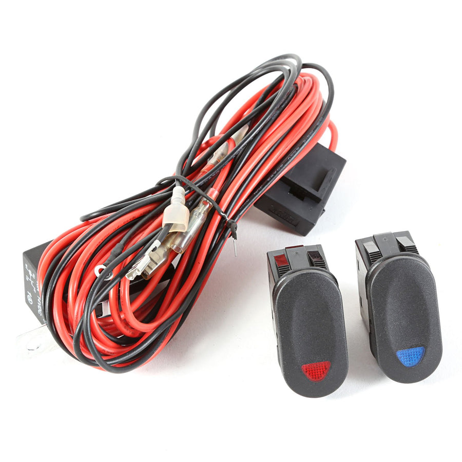 Light Wiring Harness Rugged Ridge Installation | 2 Lights | 15210.72 | Fits Universal