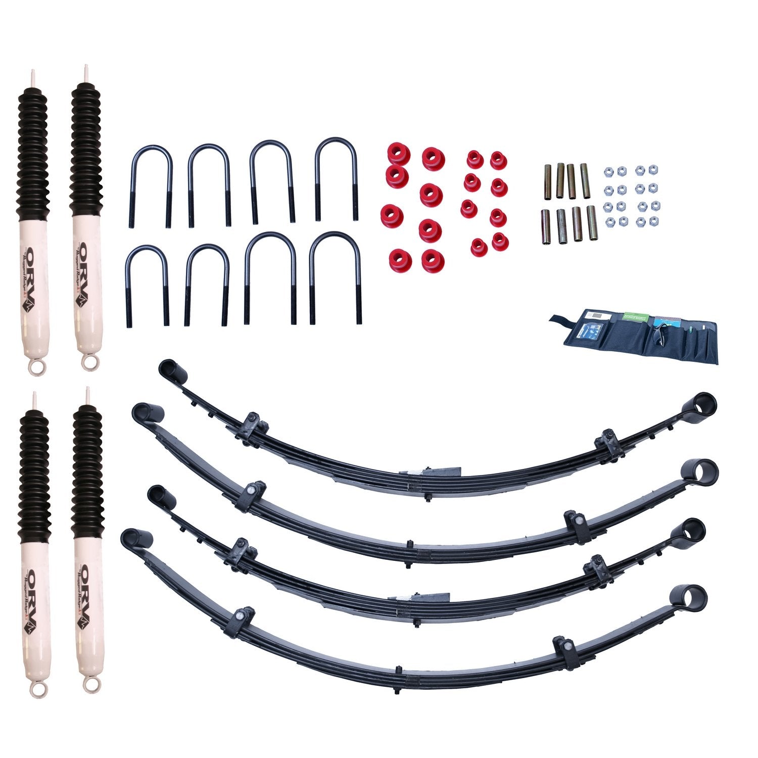 Suspension Lift Kit, Rugged Ridge | 2.5 Inch, Shocks | 18415.20 | Fits 1987-1995 Jeep Wrangler YJ