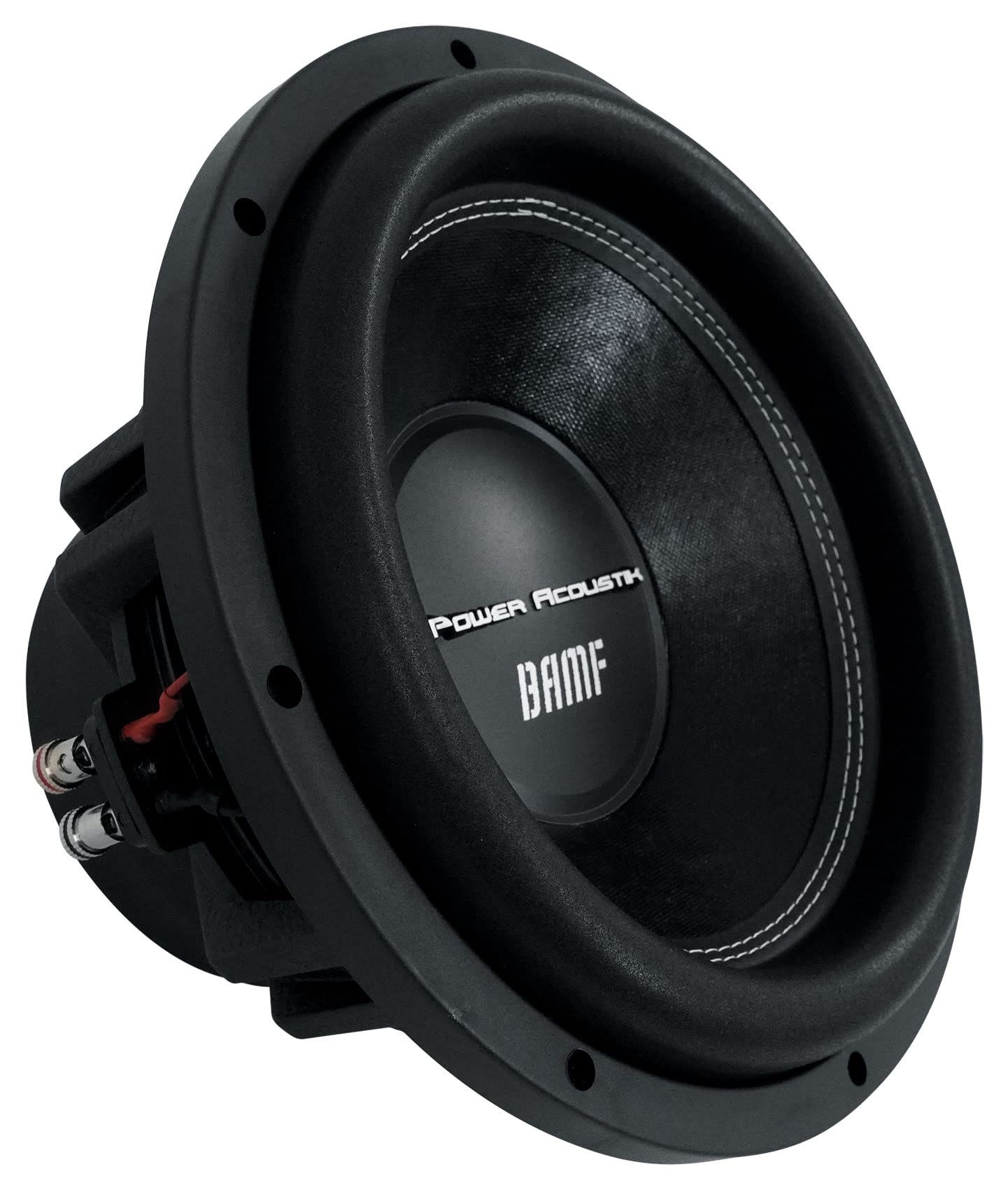 BAMF-124 Power Acoustik BAMF Series Subwoofer (12", 3,500 Watts max, Dual 4Ω), Black