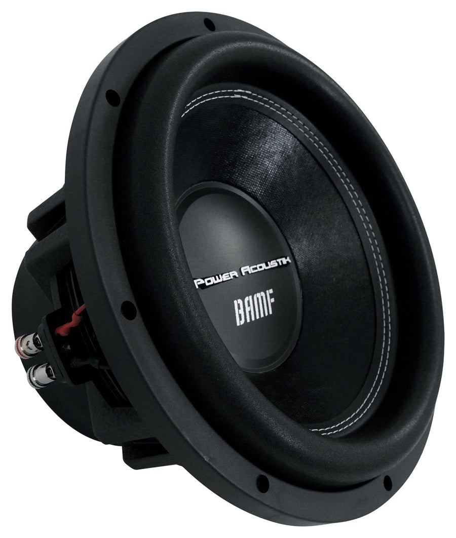 BAMF-124 Power Acoustik BAMF Series Subwoofer (12", 3,500 Watts max, Dual 4Ω), Black