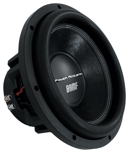 BAMF-124 Power Acoustik BAMF Series Subwoofer (12", 3,500 Watts max, Dual 4Ω), Black