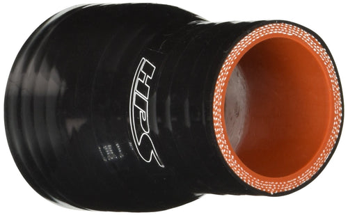 HPS Silicone Hoses HTSR-138-175-BLK High Temperature Silicone 4-ply Reinforced Reducer Coupler Hose, 100 PSI Maximum Pressure, 3" Length, 1-3/8" > 1-3/4" ID, Black