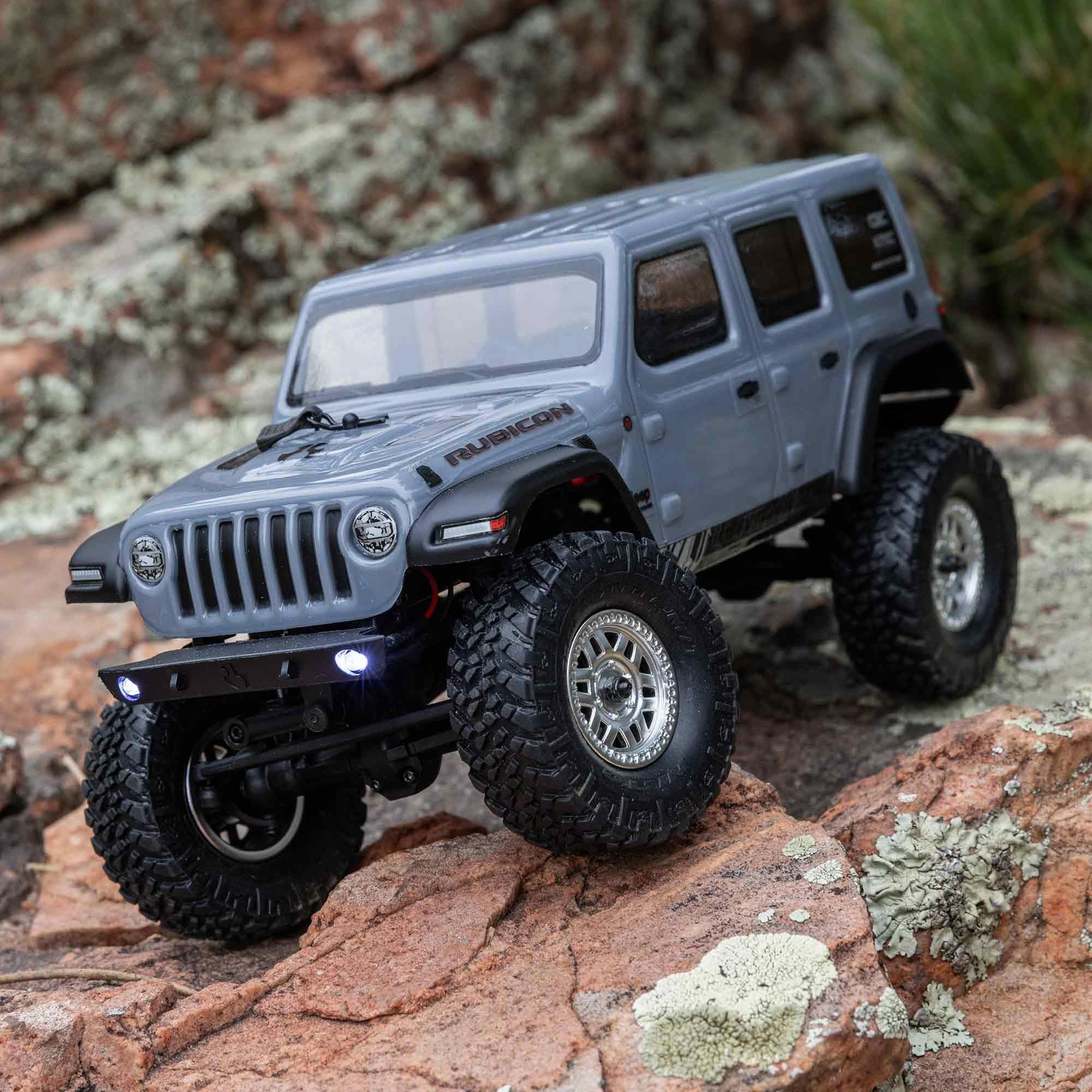 Axial RC Truck SCX24 2019 Jeep Wrangler JLU CRC, 1/24 Gray: 4WD RTR (Battery and Charger Included), AXI00002V3T3