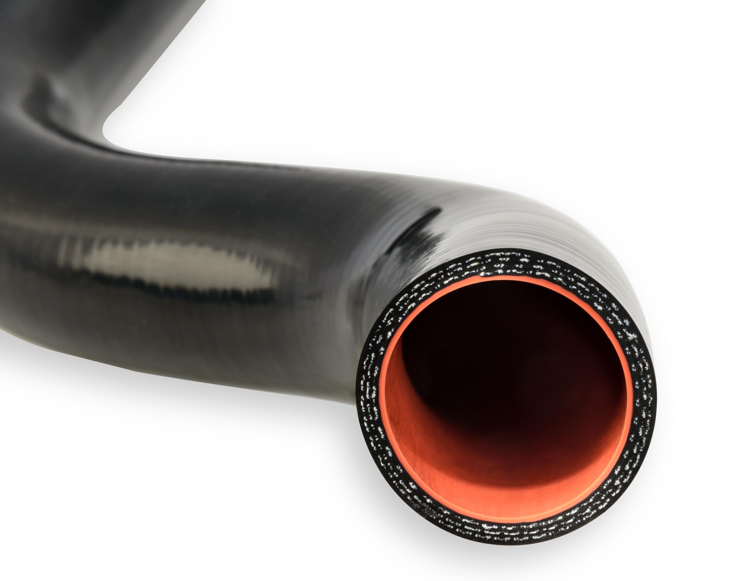 Scott Drake Radiator Hose Set Silicone for Small Block (260/289/302) Engines, Compatible with 1964-1968 Ford Mustangs, Model C5ZE-8260/86-BK