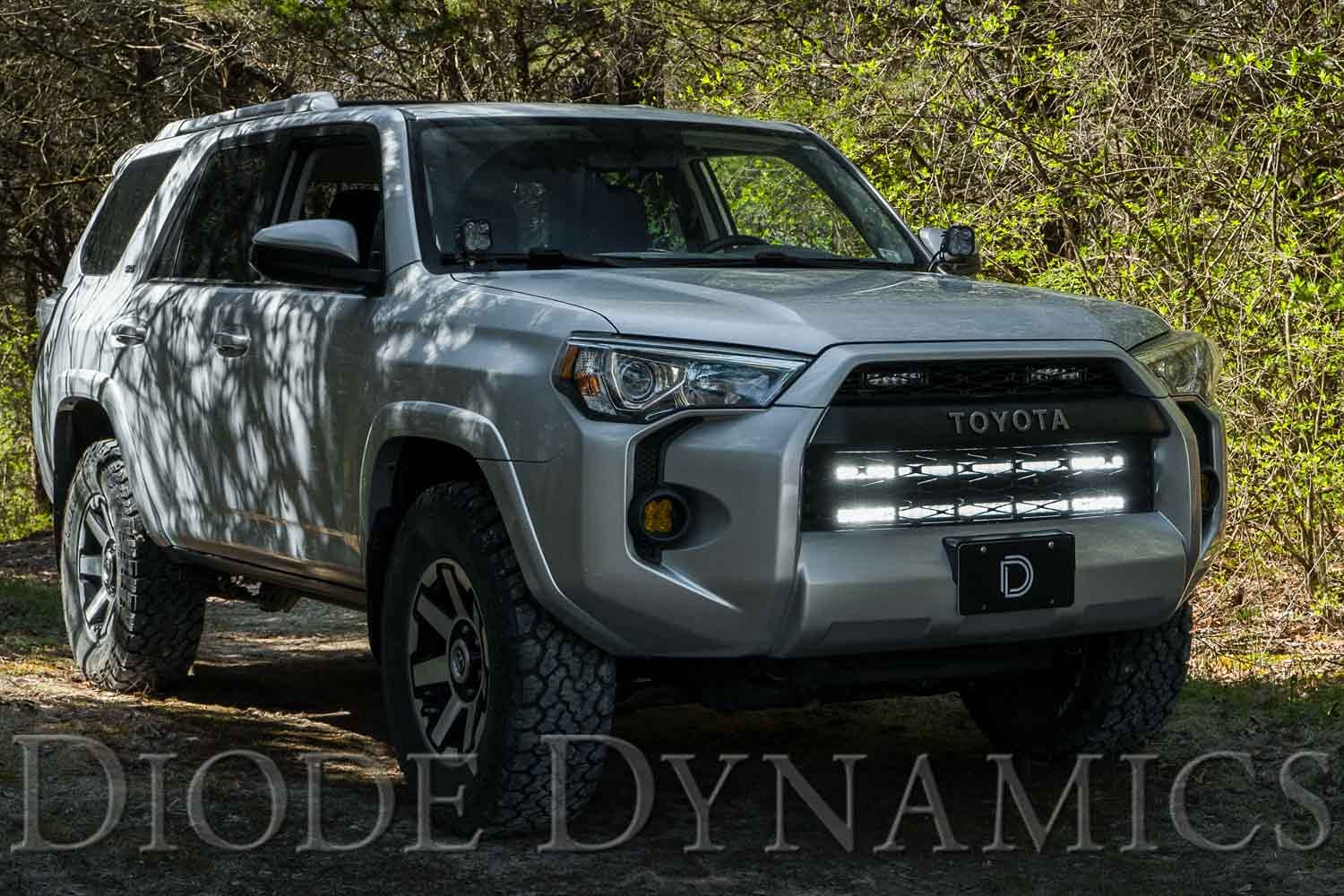 Diode Dynamics LED Stealth Lightbar Kit compatible with Toyota 4Runner 2014-2019, Bracket Only