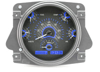 Dakota Digital VHX-66F-BRO-C-B Analog Dash Gauge System Compatible with 1966-77 Ford Bronco Carbon Blue Backlighting