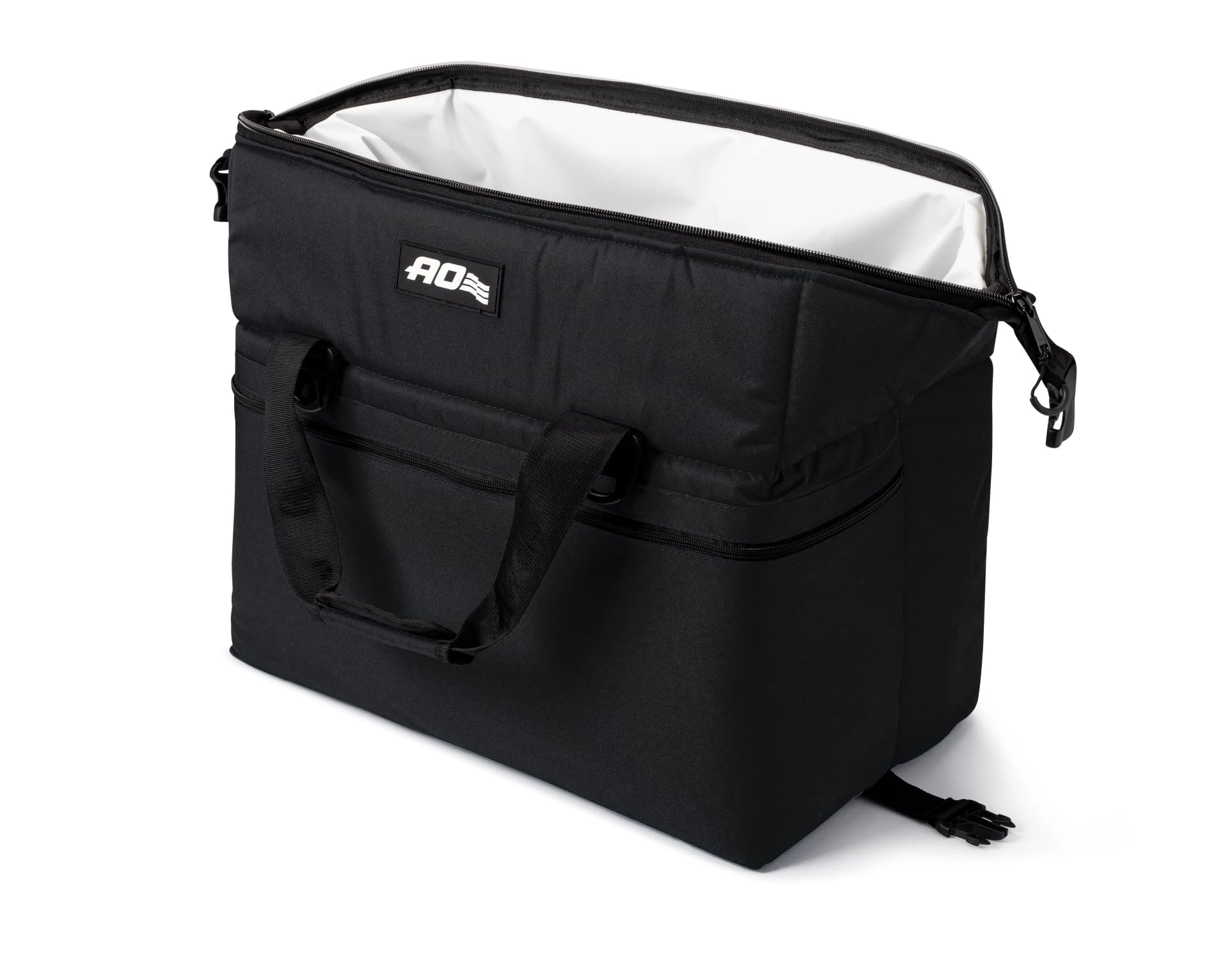 AO Coolers Soft-Sided Original Cooler Bag, Leak-Proof, Insulated, Lightweight, Black, 48-Can