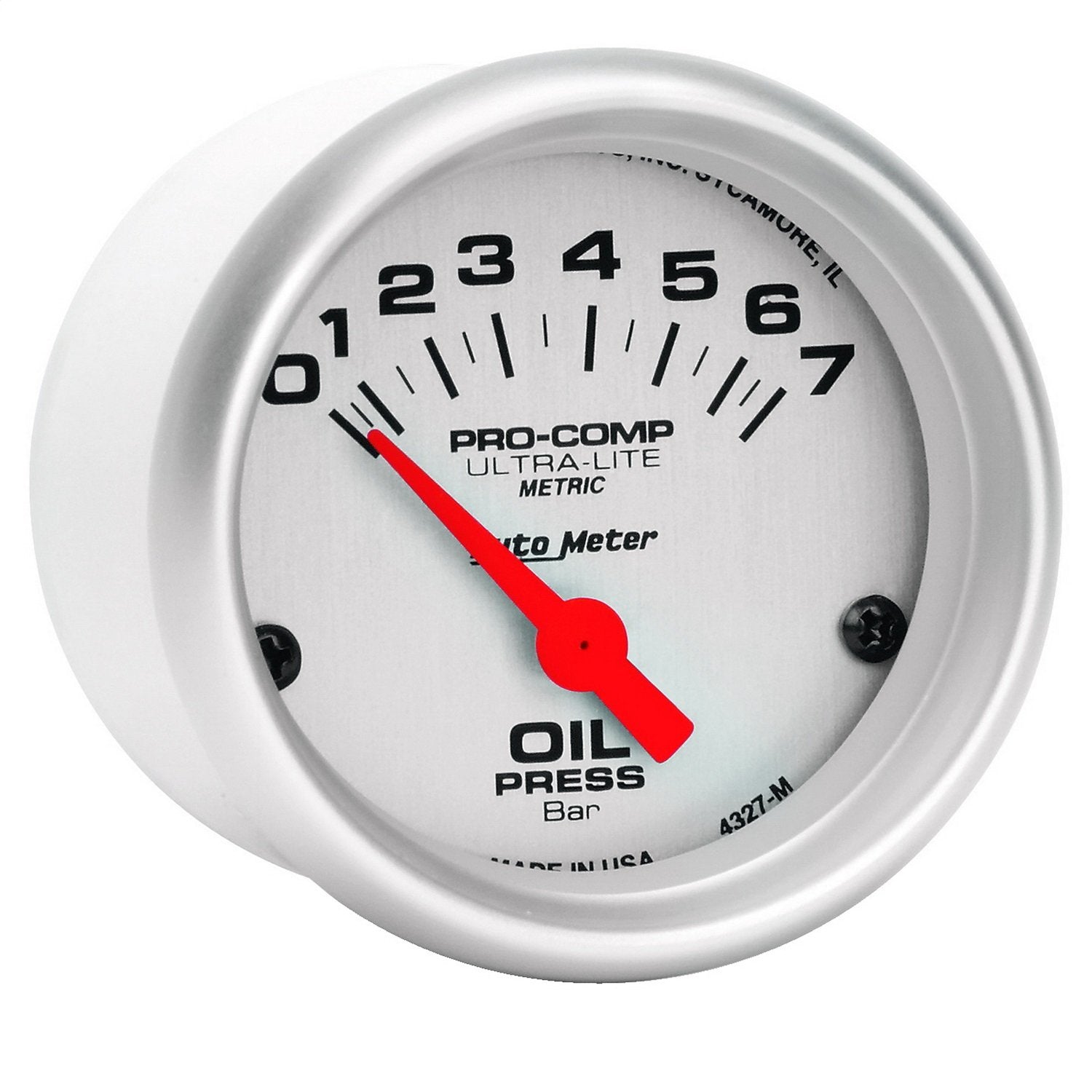 Ultra-Lite Auto Meter 4327M Metric Oil Pressure Gauge