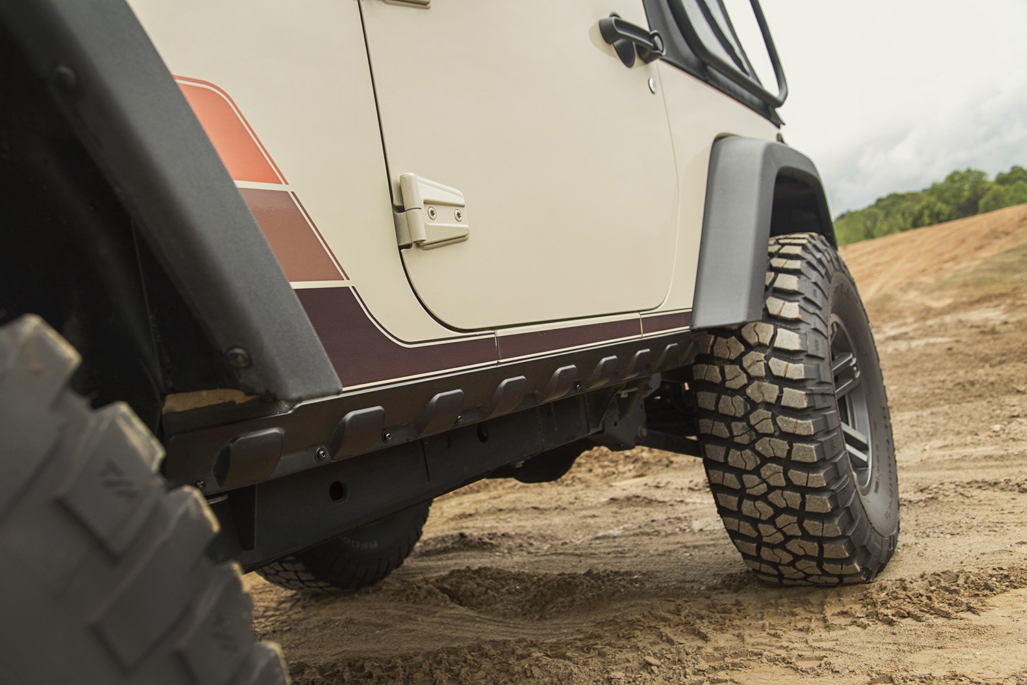 Body Armor Kit, Rugged Ridge Rocker Guard | 11651.11 | Fits 2007-2018 Jeep Wrangler JK 2-Door