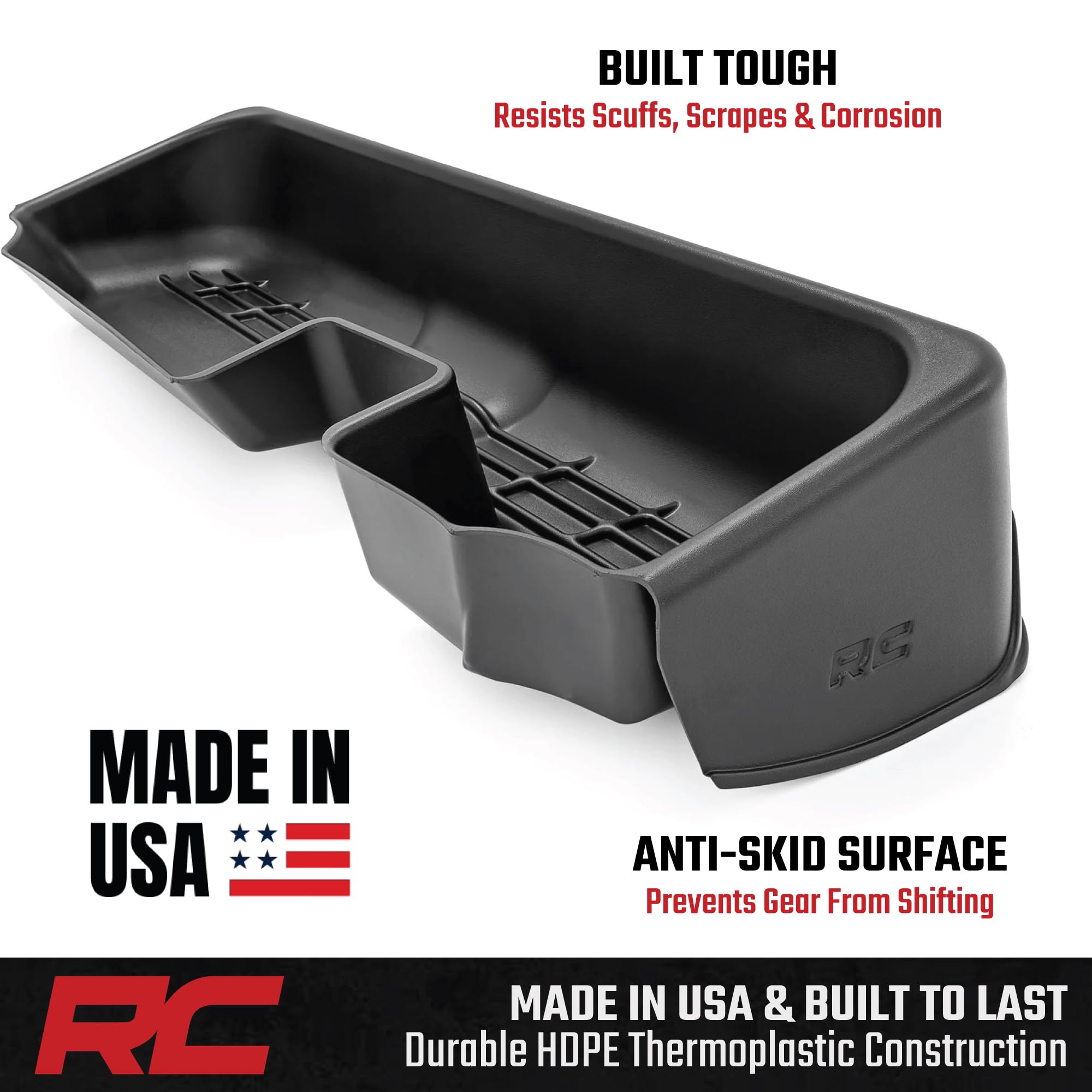 Under Seat Storage Rough Country for 19-22 1500 | 20-22 2500HD/3500HD - RC09051A