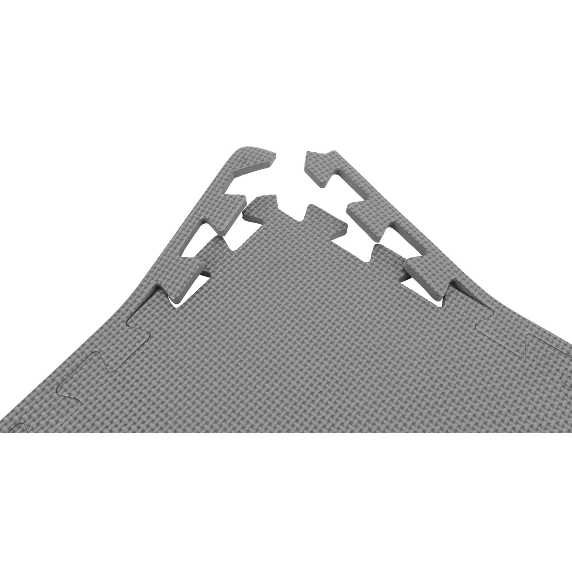 12-Inch X 12-Inch Performance Tool W88988 Protective Diamond Shape Anti-Fatigue Interlocking Floor Mat (12 Square Feet), Grey