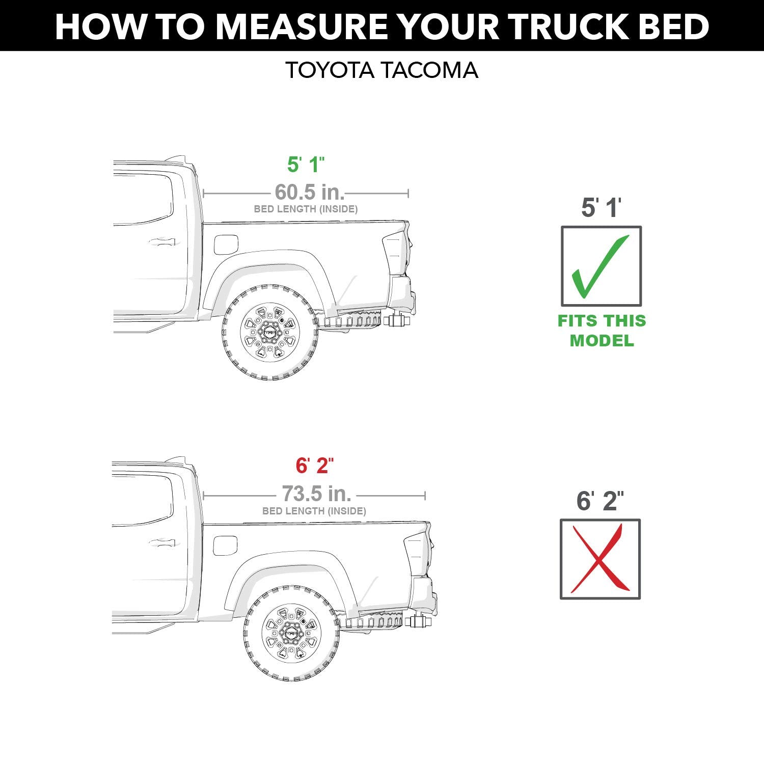 UnderCover RealTruck Ultra Flex Hard Folding Truck Bed Tonneau Cover | UX42014 | Fits 2016 - 2023 Toyota Tacoma (fits w/ or w/o bedside storage boxes) 5' 1" Bed (60.5")