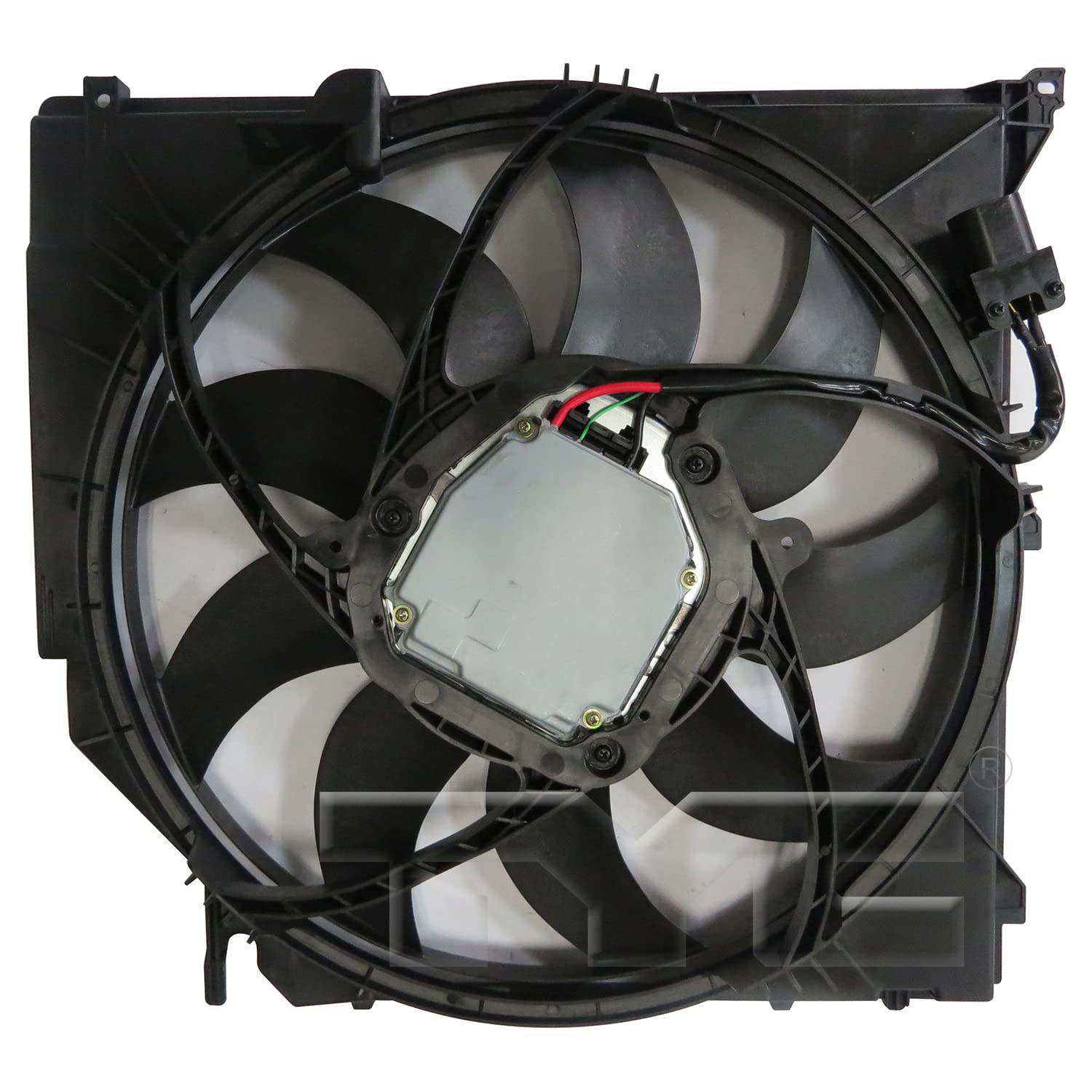 Cooling Fan Assembly TYC 624230 Compatible with 2004-2010 BMW X3