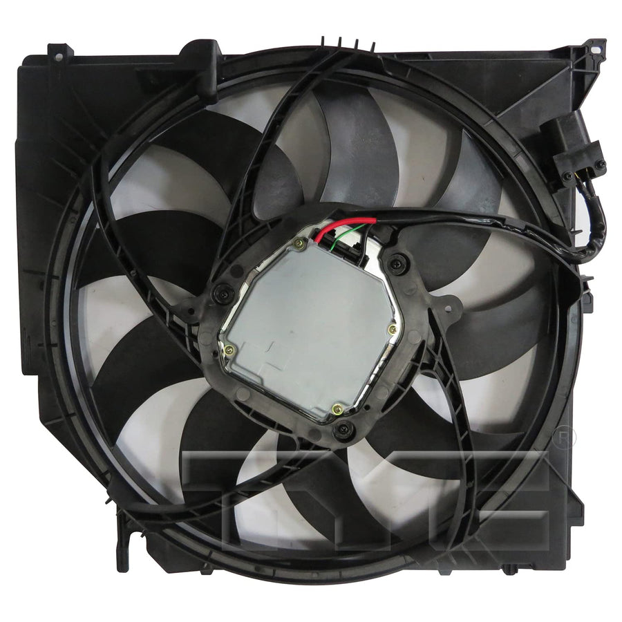 Cooling Fan Assembly TYC 624230 Compatible with 2004-2010 BMW X3