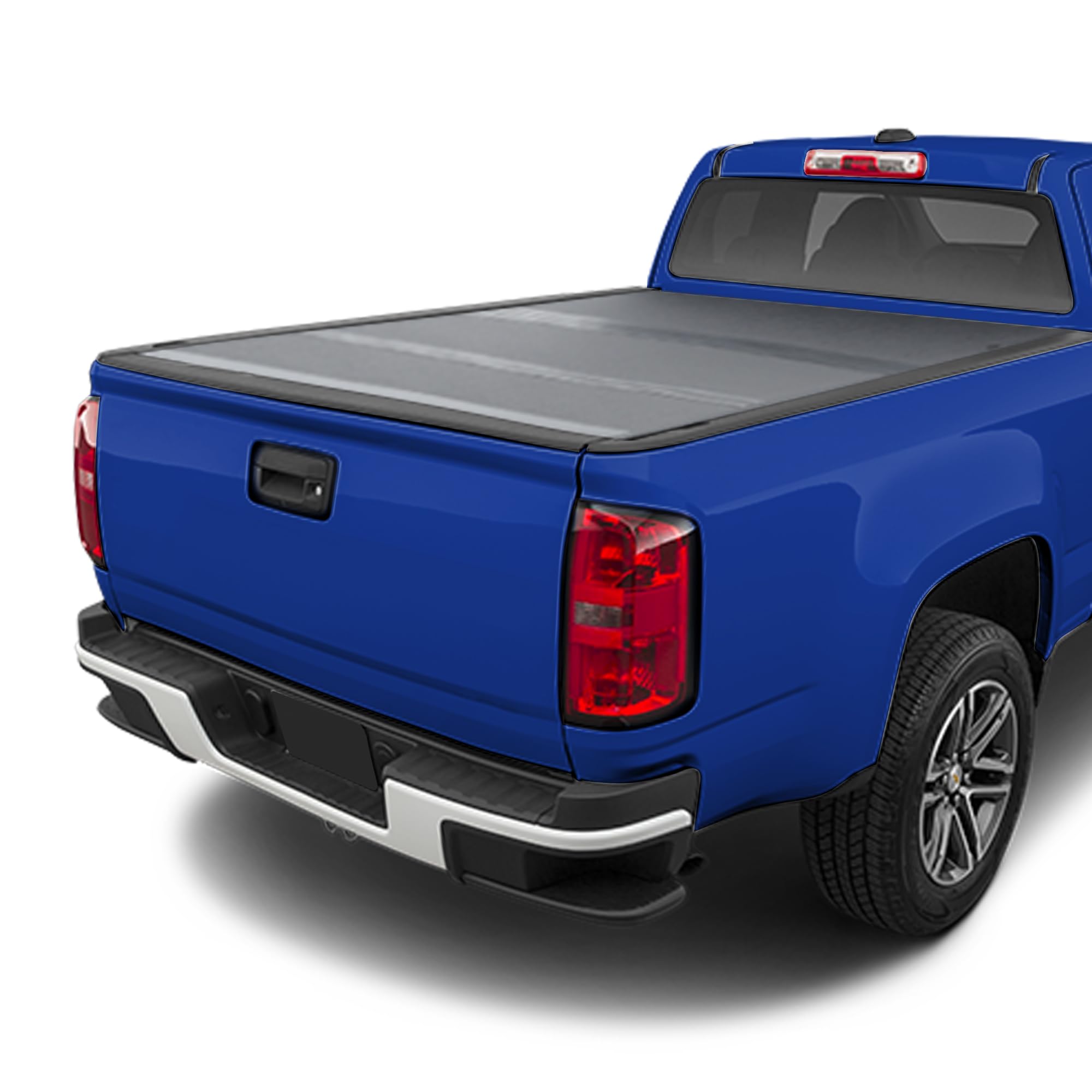 Low Profile Armordillo Hard Tri-Fold 2015 2016 2017 2018 2019 2020 2021 2022 Chevy Colorado Tonneau Cover/GMC Canyon Bed Cover 6ft (72") Bed | CoveRex TFX | 7162358