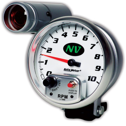 Auto Meter Shift-Lite 5" 10000 RPM NV Tachometer