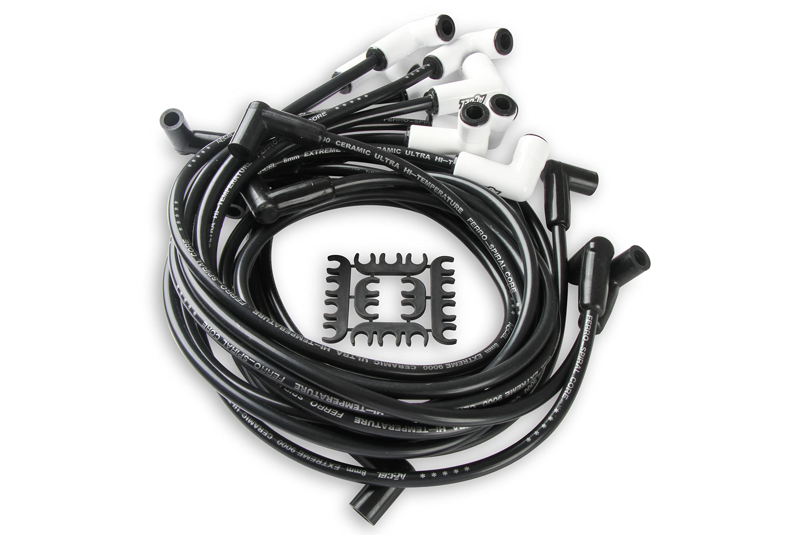 9018C ACCEL Extreme 9000 Spark Plug Wire Set Ceramic Boot