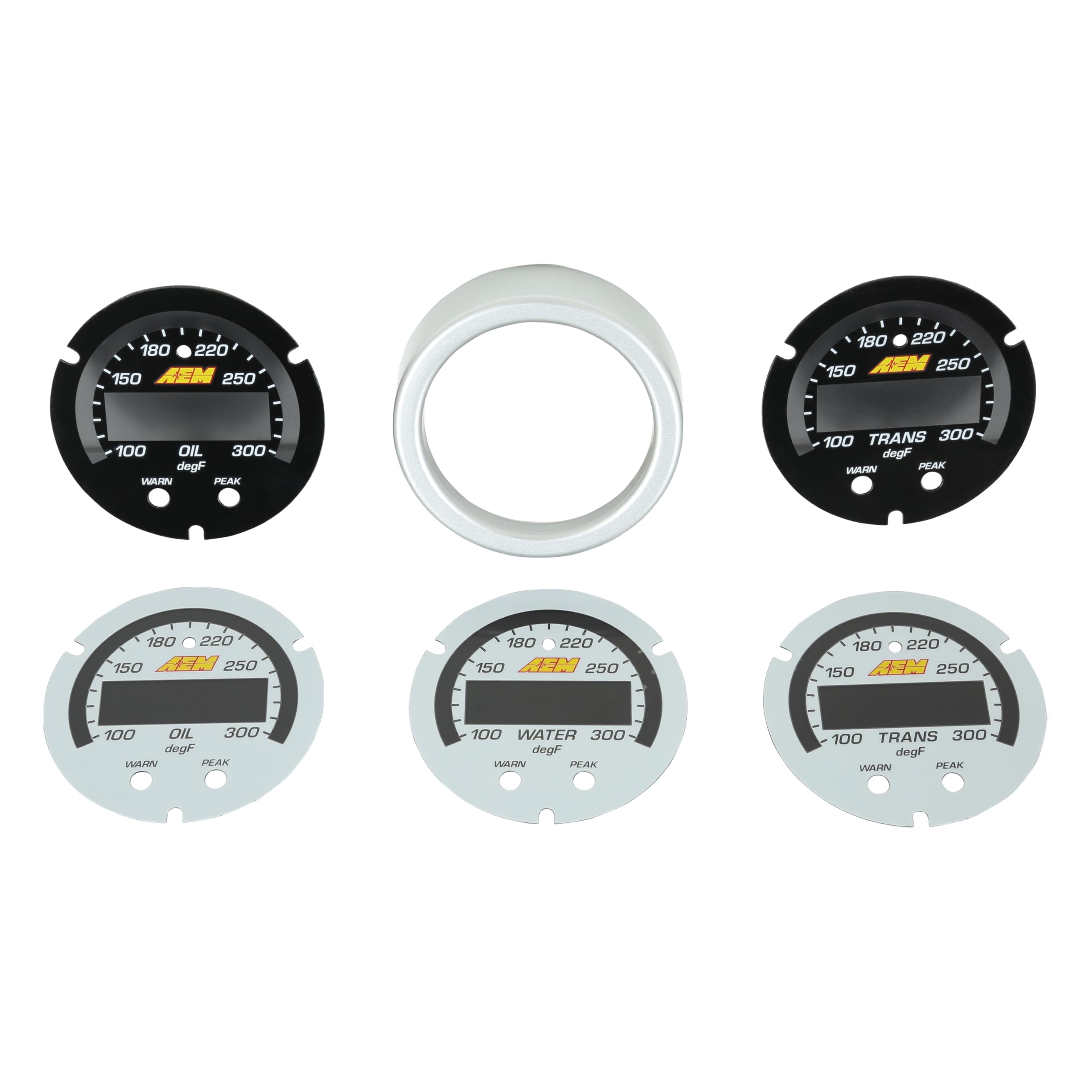X-Series AEM 30-0302-ACC Temperature Gauge, White