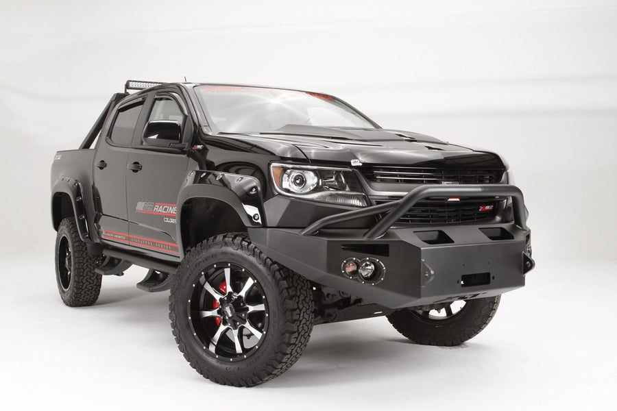 Fab Fours Premium Winch Front Bumper CC15-H3352-B Uncoated/Paintable w/Pre Runner Guard [AWSL]