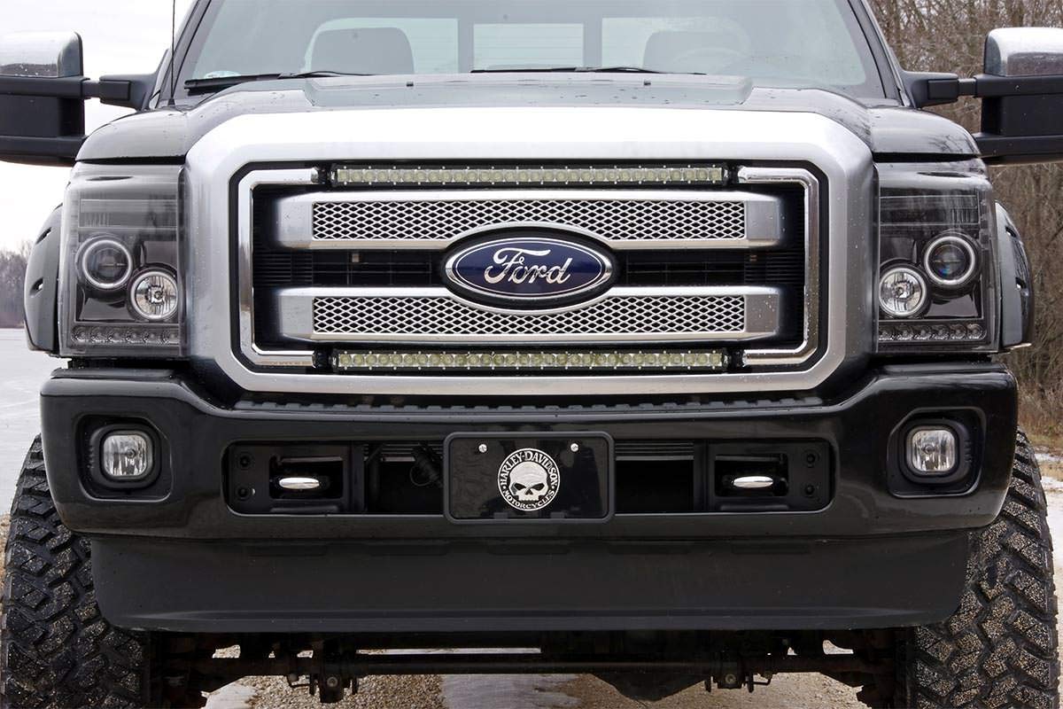 30" Rough Country Black Series Dual Row Grille Kit for 11-16 Super Duty - 70771