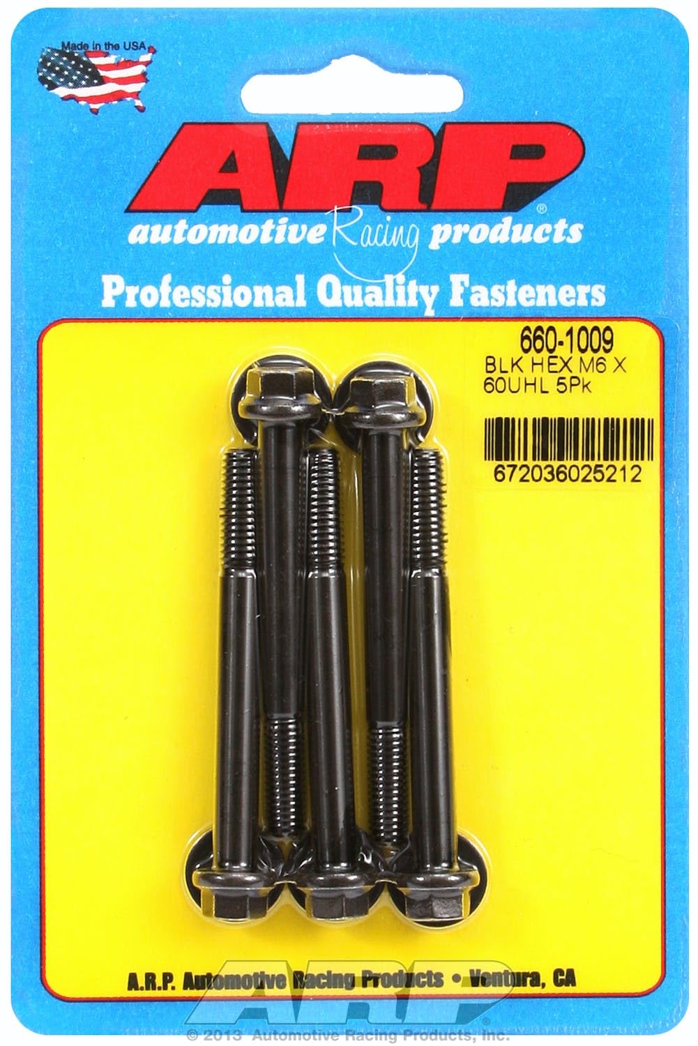 Hex Oxide ARP (660-1009) Bolt, Black