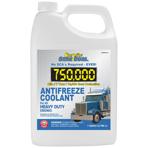 STAR BRITE Hi-Perf Extended Life EG Coolant - Full Strength - 1 GAL (033500) Star Cool