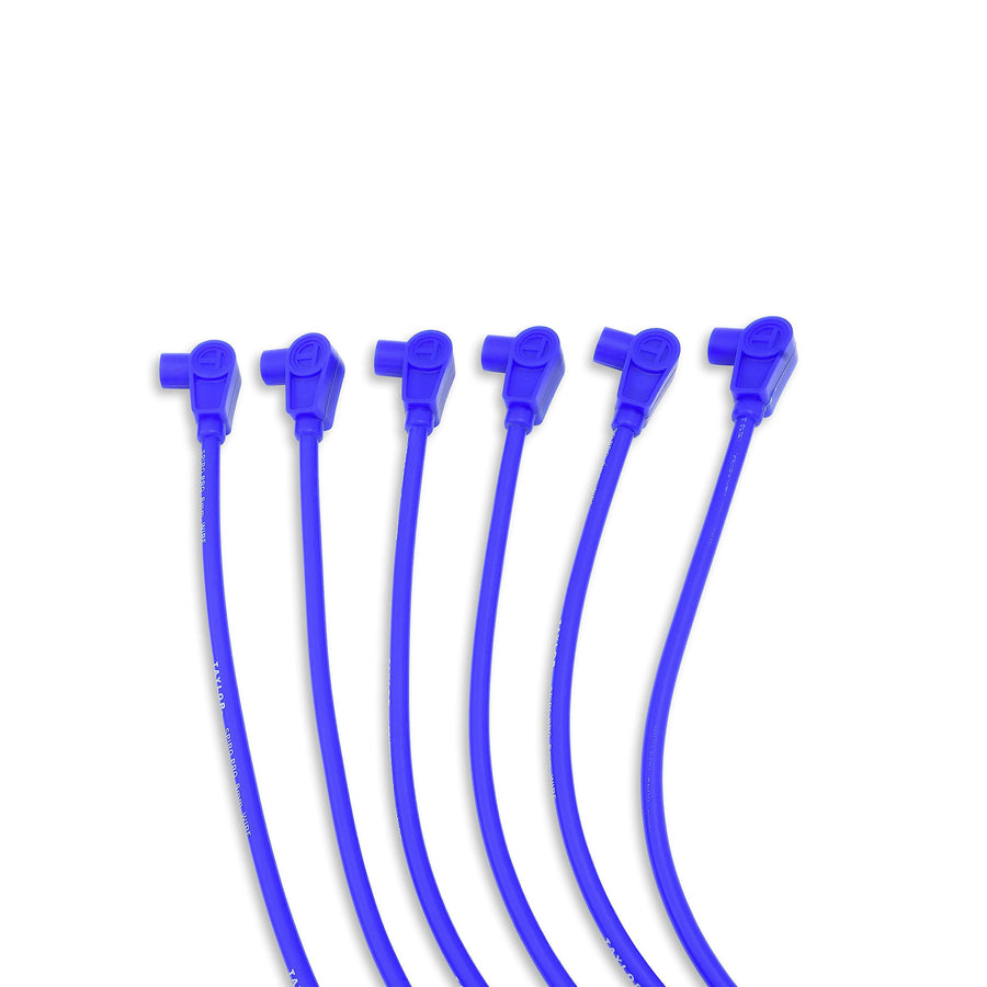 8mm Taylor Cable Spiro-Pro custom 6 cyl blue 77684