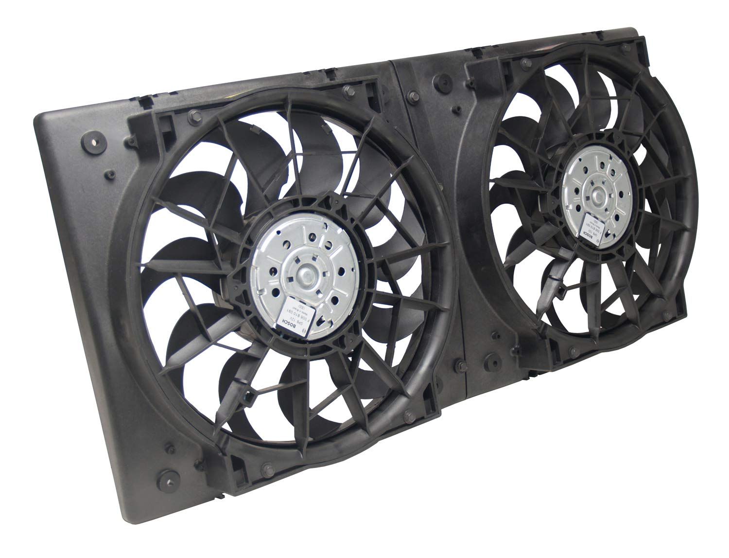 Black Derale 16928 High Output Dual Radiator Fan