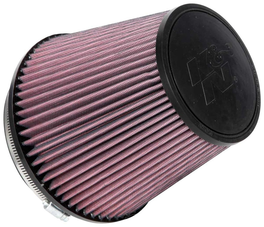 High-Flow K&N Original Lifetime Universal Clamp-On Air Filter: High Performance, Premium, Washabler: Flange Diameter: 6 In, Filter Height: 6.5 In, Flange Length: 1 In, Shape: Round Tapered, RU-1042