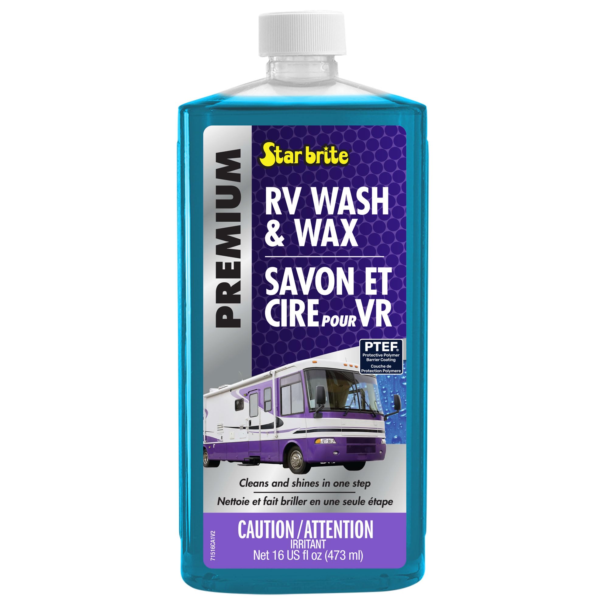 071516PC Star Brite Rv Wash & Wax 16 Oz.