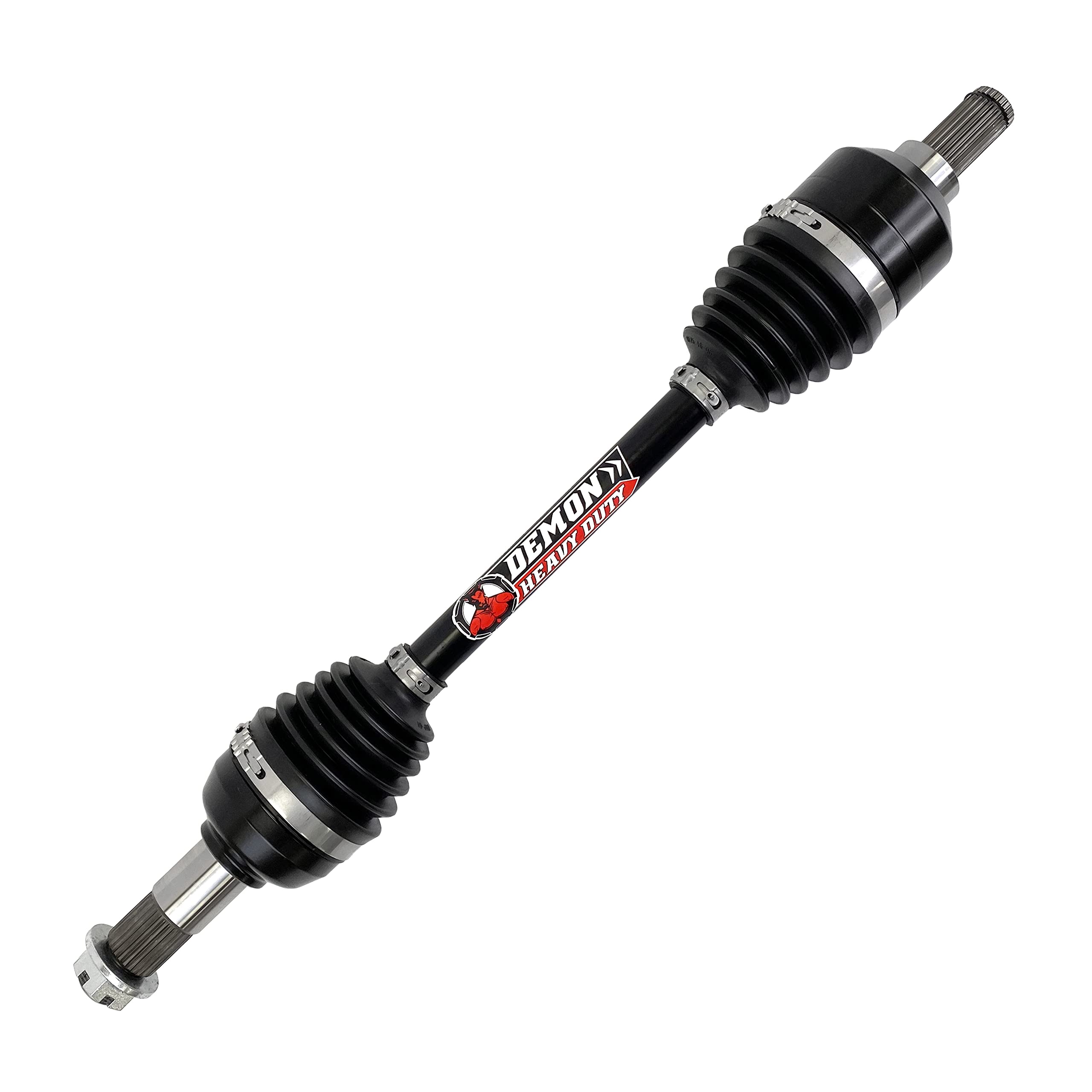 Demon Rear Left/Right Powersports Heavy Duty Axle for Yamaha Grizzly 700, Wider Angles & in Molybdenum Grease Precision (See Fitment Details in Description) OEM: 2UD-2531H-00-00, 2UD-2531H-01-00