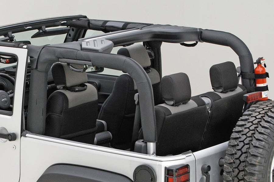 Rugged Ridge JK Roll Bar Cover for Jeep Wrangler | 13613.02 | Fits 2007-2018 Jeep Wrangler JK
