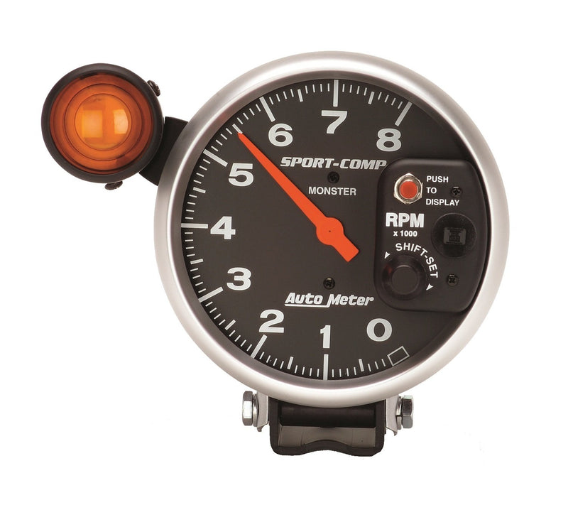 Auto Meter Sport-Comp 3905 Shift-Lite Tachometer,5.000 in.