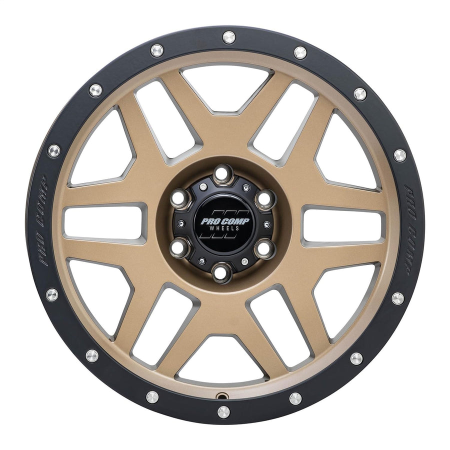 Pro Comp PHASER Alloys 17X9 6X139.7 4.76-6mm MATTE BRONZE WITH BLACK LIP - PXA9641-7983