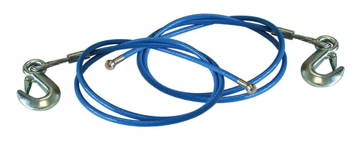 Pair of Roadmaster 655-64 EZ Hook Safety Cables Compatible with Tow Bars & Towed Vehicles | 64" Long | Without Anchor Plates | 8,000 lb Capacity Per Pair | Designed for Easy Hookup & Reliable Towing