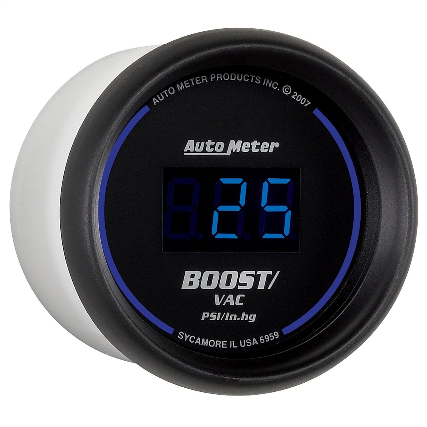Cobalt Auto Meter 6959 Digital 2-1/16" 30 In Hg.-Vac./30 PSI Vacuum/Boost Gauge