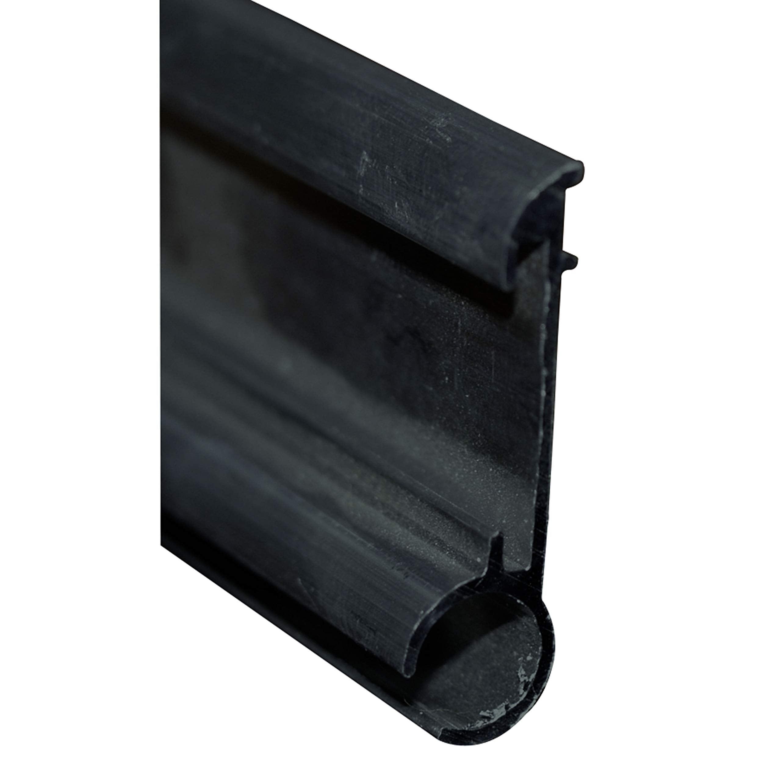 Aluminum Awning Rail AP Products 021-51002-16 with Insert Slot - 16', Black