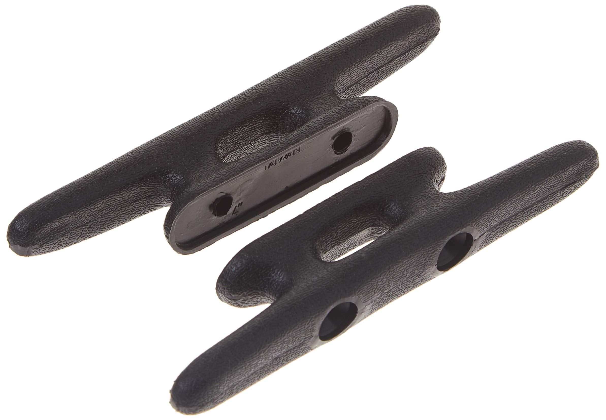 Nylon Cleats Attwood 11783-2, 4 Inches Long, Pre-Drilled for #12 Fasteners, Sold in Pairs, Anchor Tie-Off, Temporary Docking