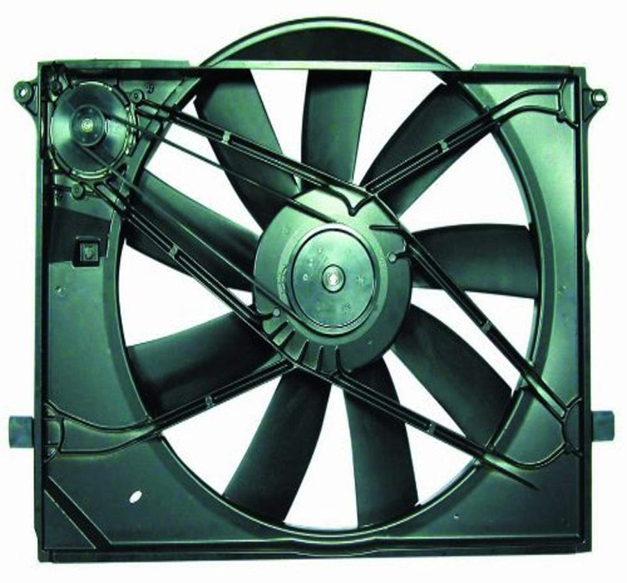 340-55003-100 Depo Radiator Fan Assembly, Black