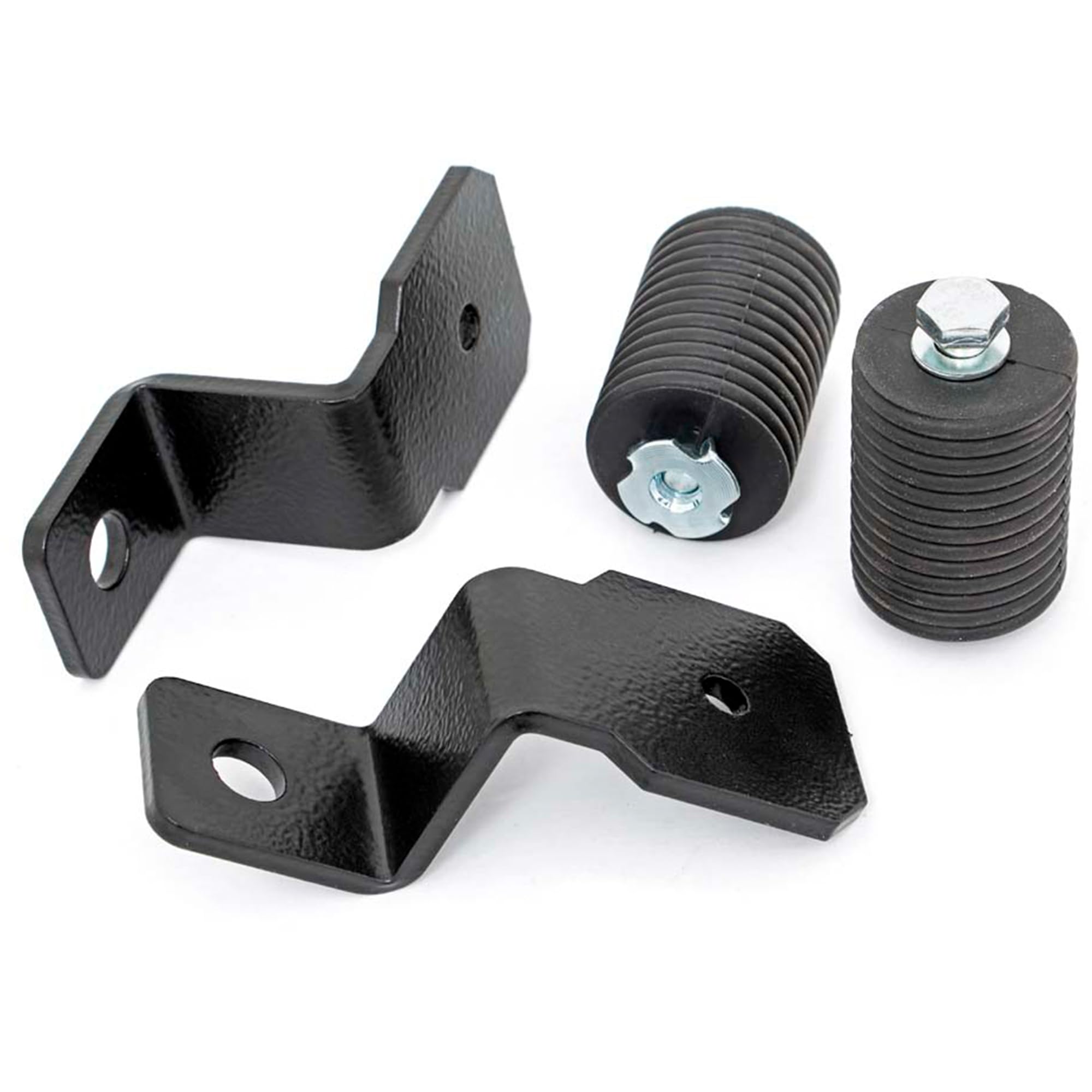 Polaris Rough Country LED Whip Light Bracket Kit for 17-22 General/Ranger- 93049 Black