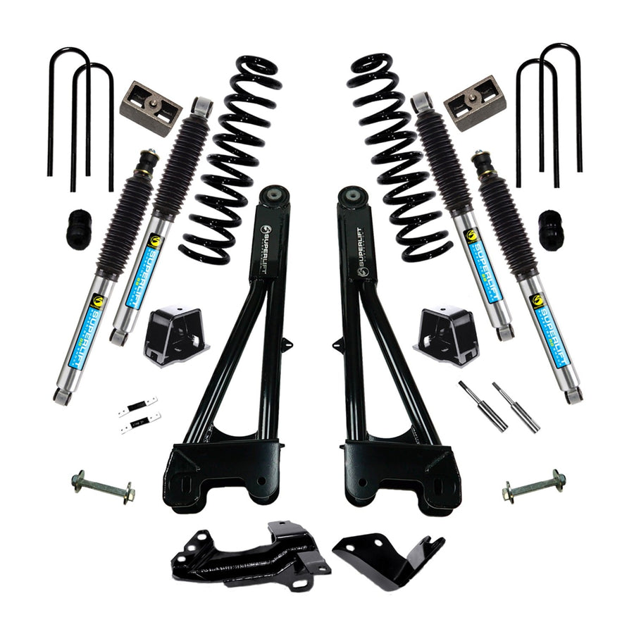 SUPERLIFT SUSPENSION RealTruck 4" Lift Kit for Ford F-250/F-350 | Complete Lift Kit with Front & Rear Bilstein 5100 Series Shocks & Replacement Radius Arms | K975B | Fits 2005-2007 Ford F-250 / F-350