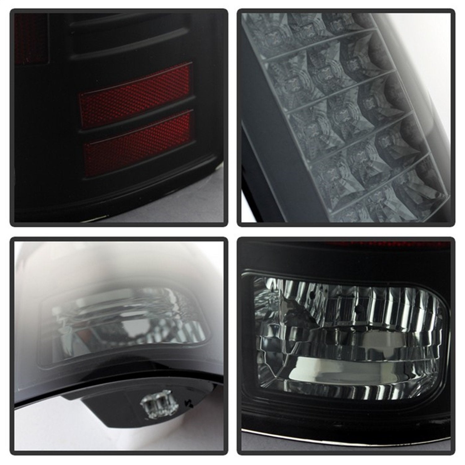 Dodge Ram LED Tail Light, Black Smoke Spyder Auto ALT-YD-DRAM09-LED-BSM