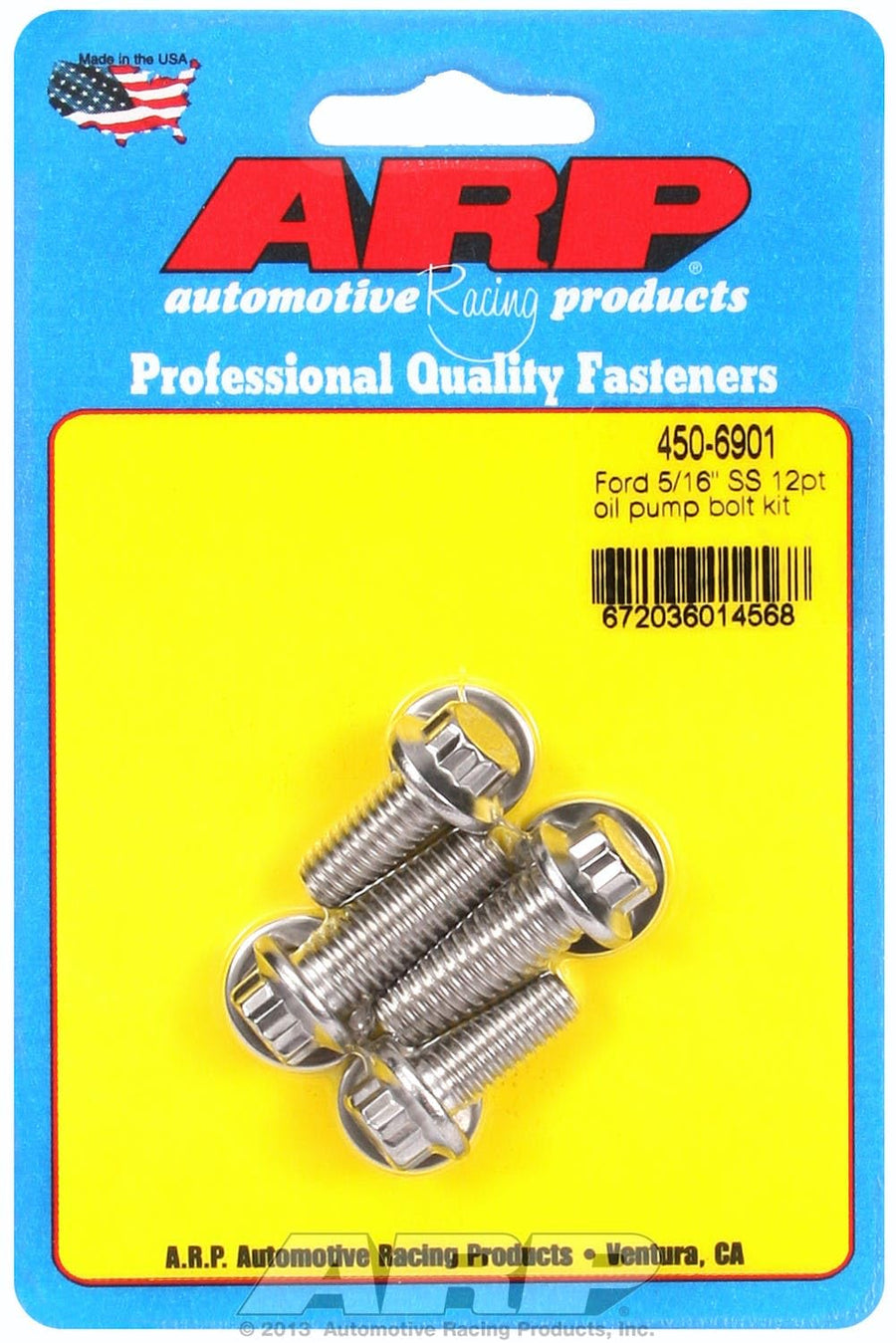 Oil Pump Bolt Kit ARP (450-6901), Stainless Steel